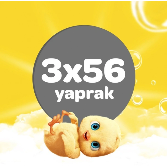 Dalin Islak Havlu 3lü Paket - 56 Adet x 3