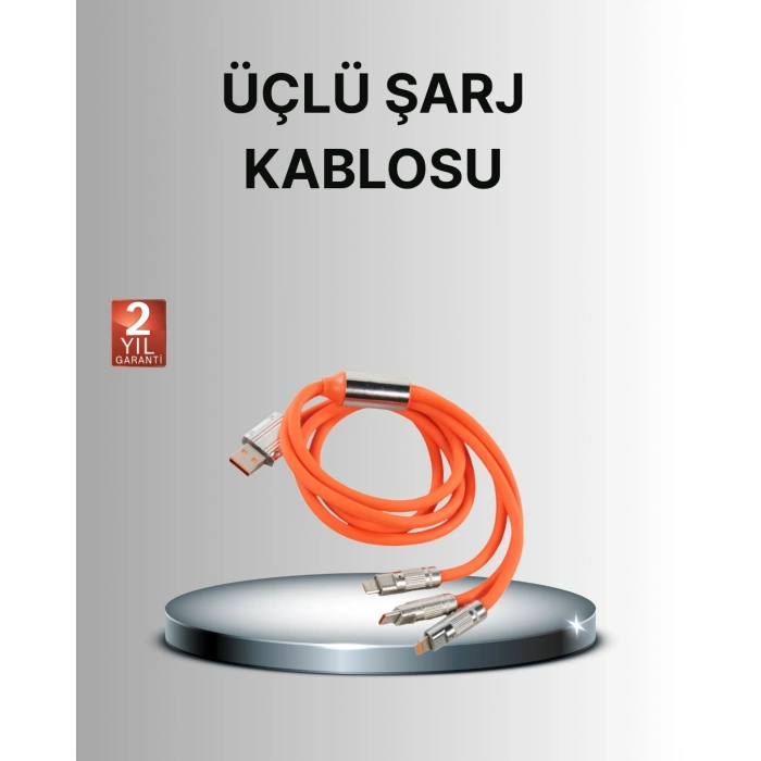 Dayanıklı Hızlı Şarj Kablosu – Esnek, Kırılmaz ve Yüksek Hızlı Veri Aktarım Destekli