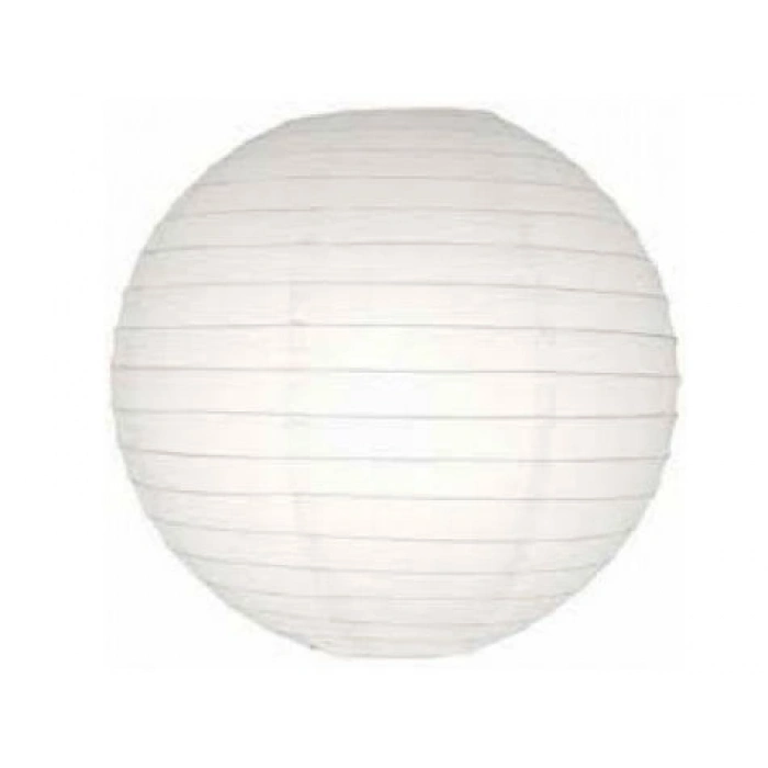 Dekoratif Çin Feneri – Kağıt Lamba - Beyaz - DEV BOY