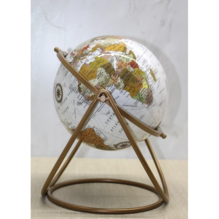 Dekoratif Metal Standlı Dünya Küre - Model 4
