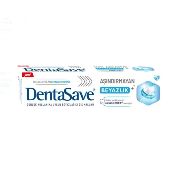 DentaSave Aşındırmayan Beyazlık Diş Macunu 75 ml