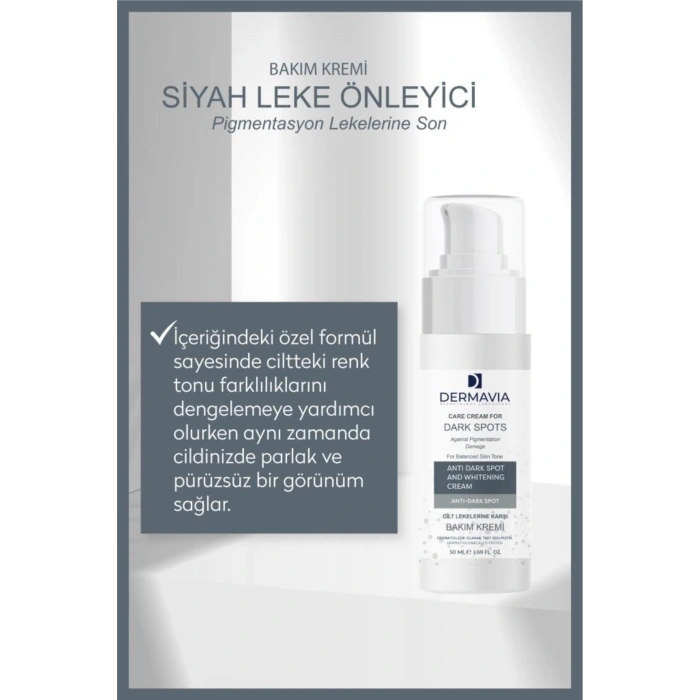 Dermavia Cilt Lekelerine Karşı Bakım Kremi 50 ml