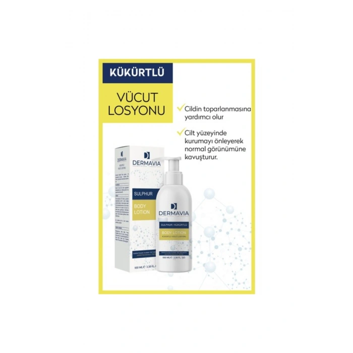 Dermavia Kükürtlü Vücut Losyonu 100 ml