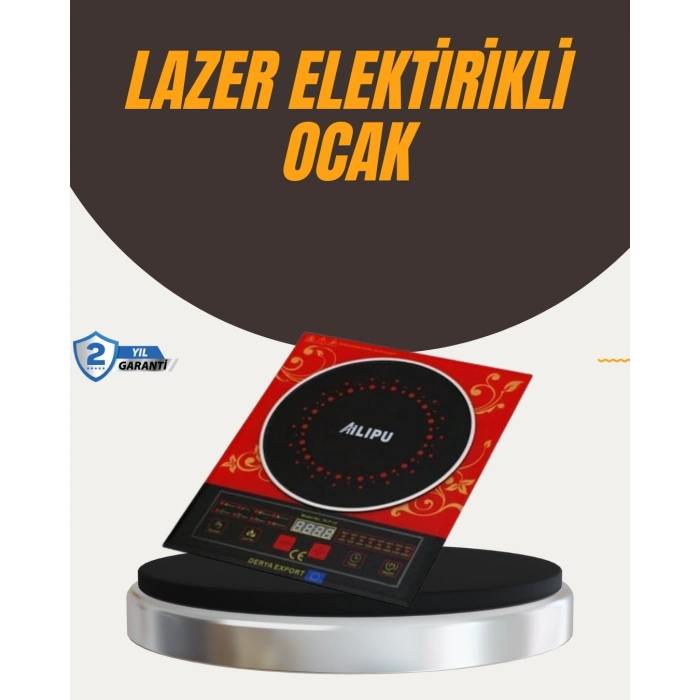 Dokunmatik Kontrollü 2400W Indüksiyon Ocak Zaman Ayarlı