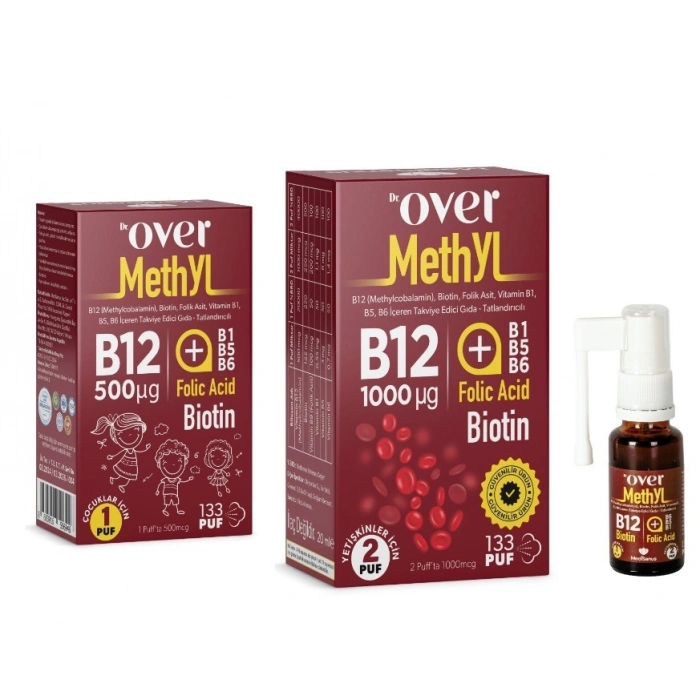Dr. Over Methyl B12 Plus 500 mcg 20 ml