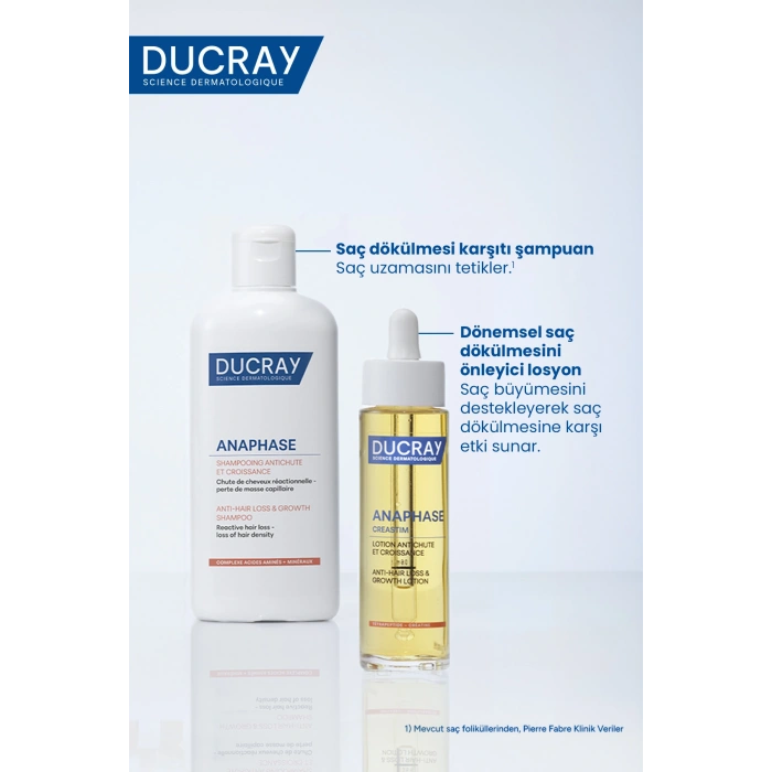 Ducray Anaphase Anti Hair Loss Growth Şampuan 400 ml