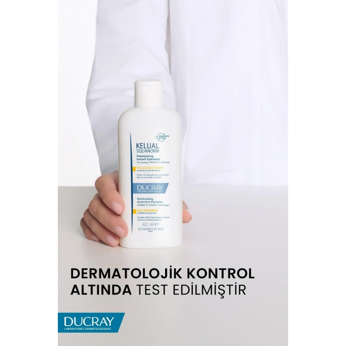 Ducray Kelual Squanorm Kuru Saçlar İçin Kepek Karşıtı Şampuan 400 ml
