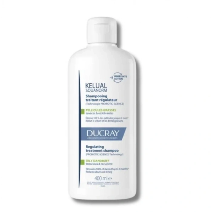 Ducray Kelual Squanorm Normal ve Yağlı Saçlar İçin Kepek Karşıtı Şampuan 400 ml