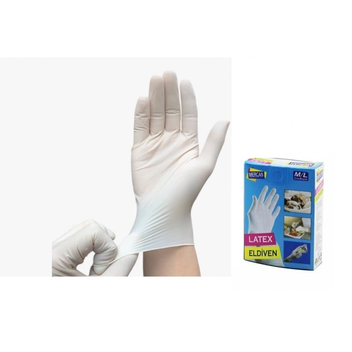 Eldiven Latex Eldiven Muayene Eldiveni S/M