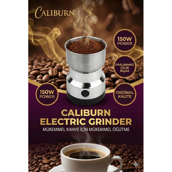 Elektrikli Kahve Baharat Bakliyat Öğütücü Makine