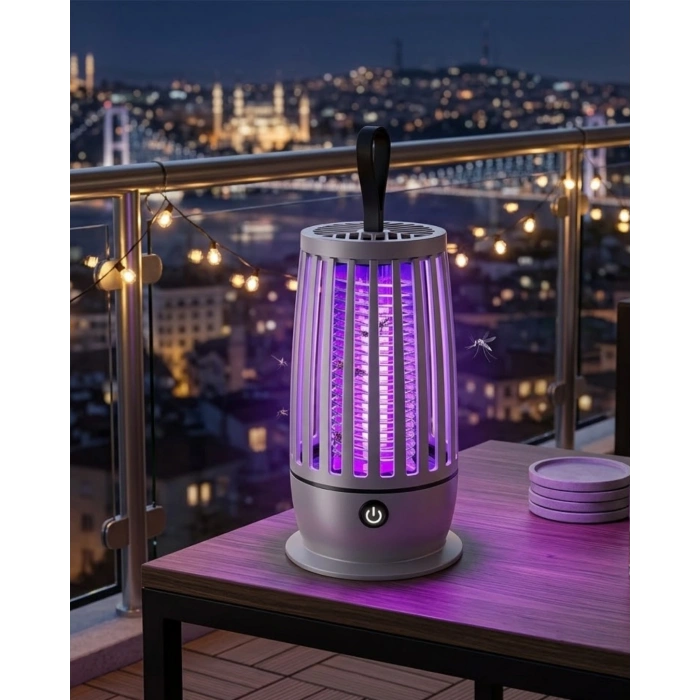 Elektrikli Sivrisinek Öldürücü Lamba UV Işıklı Sessiz Çalışma Geniş Etki Alanı