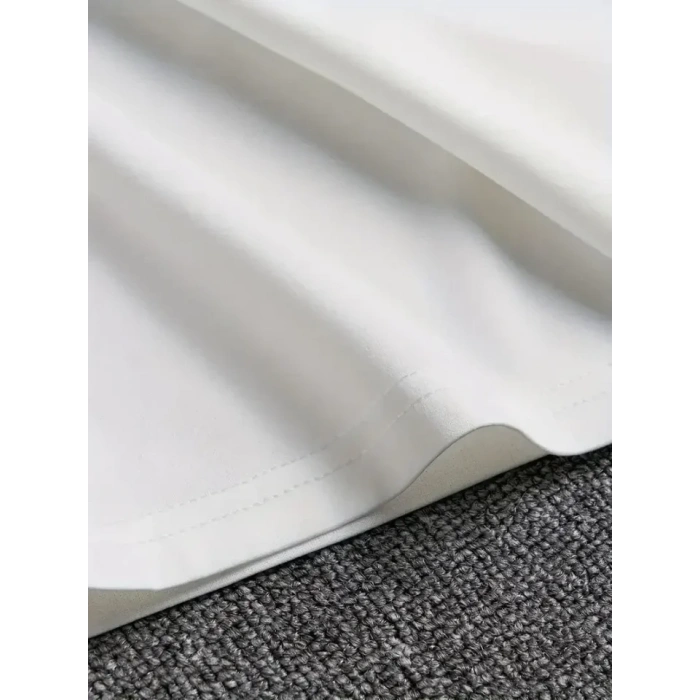 Erkek Baskılı Bisiklet Yaka Erkek T-shirt - Beyaz