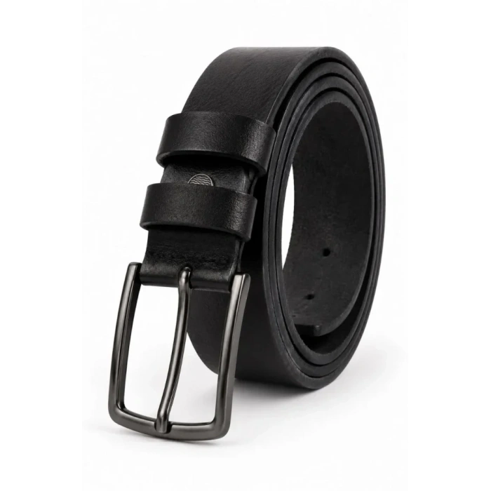 Erkek Hakiki Deri 4 Cm Klasik Kemer Metal Tokalı Günlük Ve Klasik Kullanım