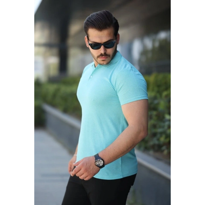 Erkek Kısa Kollu Yakalı Tişört