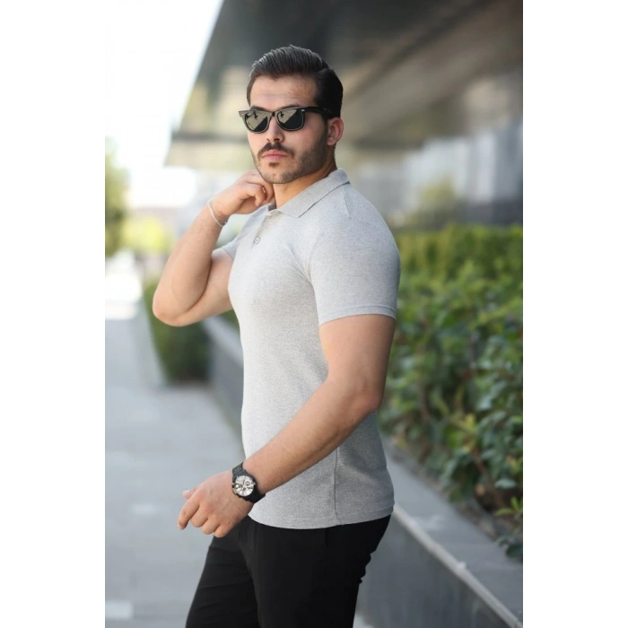 Erkek Kısa Kollu Yakalı Tişört