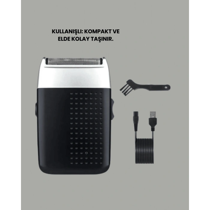Evde Kişisel Bakımın Yeni Yolu – Kompakt ve Ergonomik Tıraş Makinesi