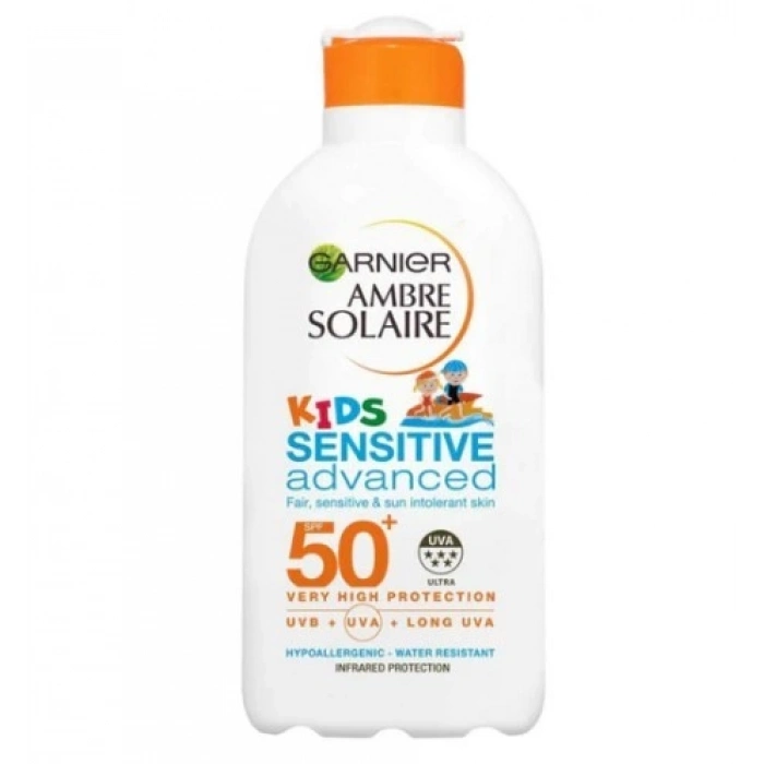 Garnier Ambre Solaire Çocuk Sensivite Advanced Tüp Losyon 200 ml