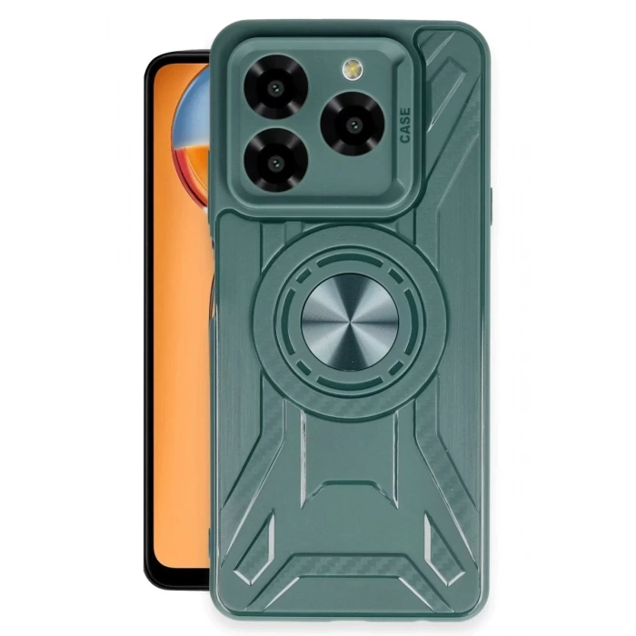 General Mobile Era 50 Kılıf Lincoln Silikon - Koyu Yeşil