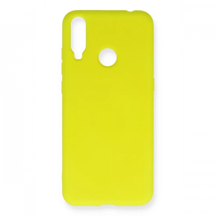 General Mobile GM 10 Kılıf Nano içi Kadife Silikon - Sarı