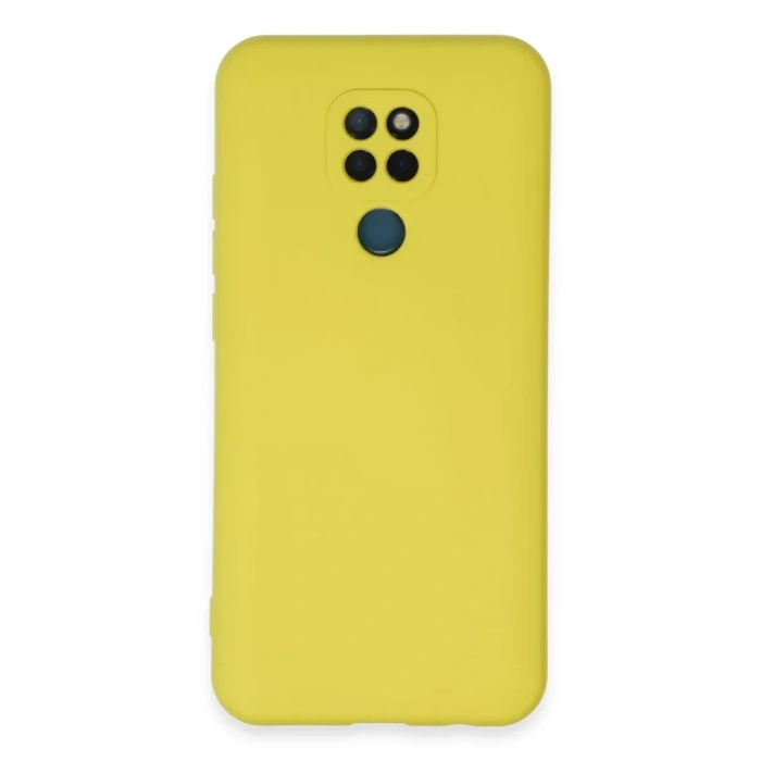 General Mobile GM 20 Kılıf Nano içi Kadife Silikon - Sarı