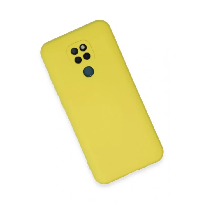 General Mobile GM 20 Kılıf Nano içi Kadife Silikon - Sarı