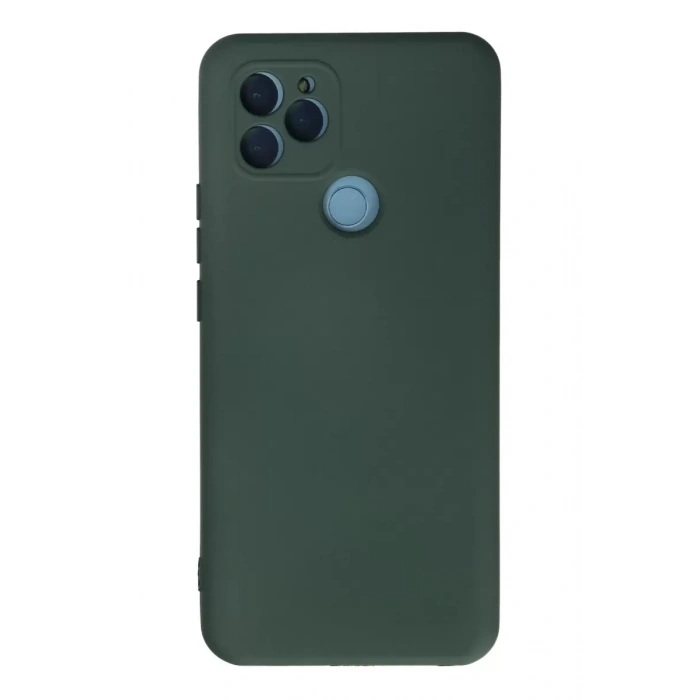 General Mobile GM 21 Kılıf Nano içi Kadife Silikon - Koyu Yeşil