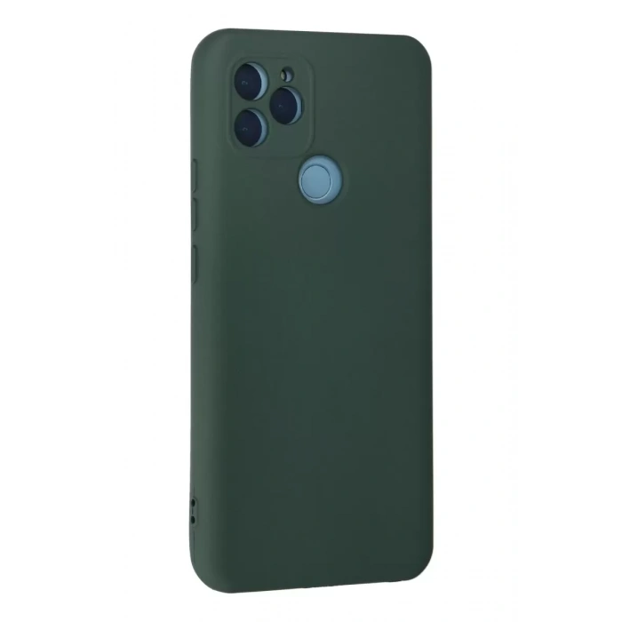 General Mobile GM 21 Kılıf Nano içi Kadife Silikon - Koyu Yeşil
