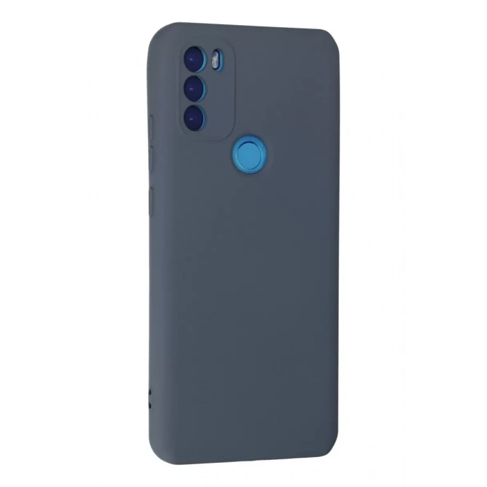 General Mobile GM 21 Plus Kılıf Nano içi Kadife Silikon - Gri