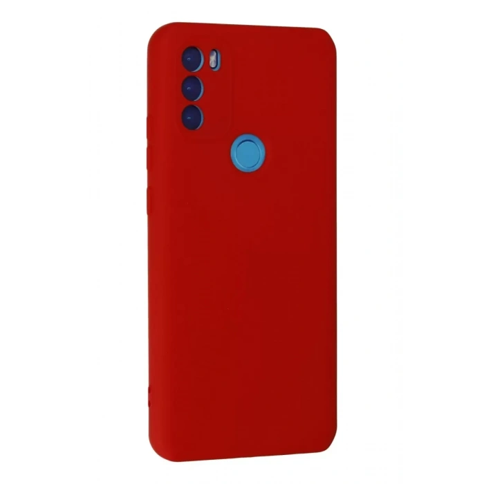 General Mobile GM 21 Plus Kılıf Nano içi Kadife Silikon - Kırmızı