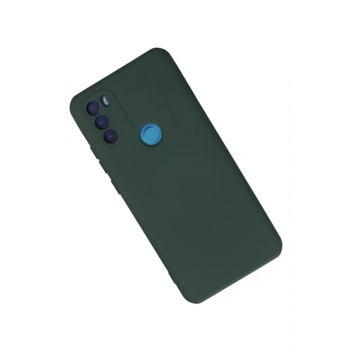 General Mobile GM 21 Plus Kılıf Nano içi Kadife Silikon - Koyu Yeşil