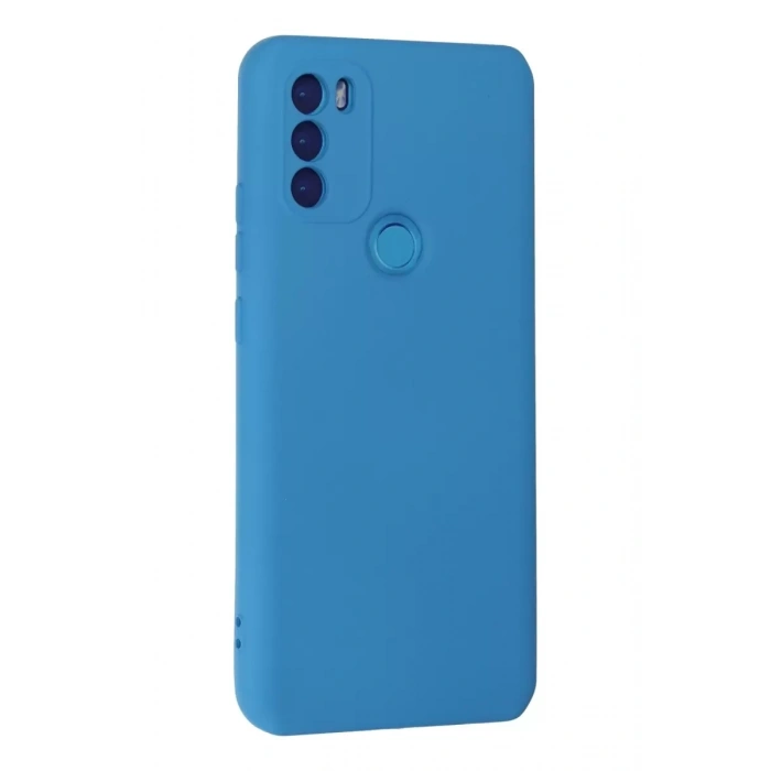 General Mobile GM 21 Plus Kılıf Nano içi Kadife Silikon - Mavi