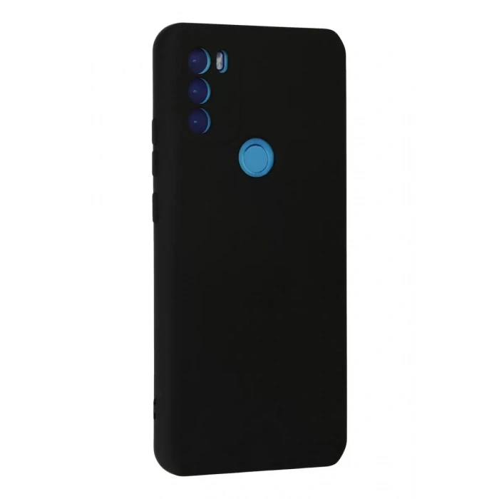 General Mobile GM 21 Plus Kılıf Nano içi Kadife Silikon - Siyah