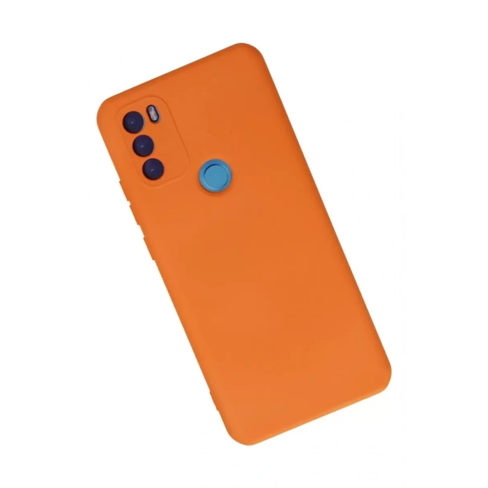 General Mobile GM 21 Plus Kılıf Nano içi Kadife Silikon - Turuncu