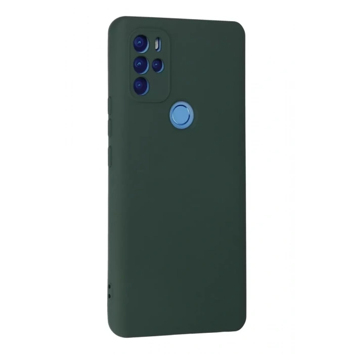 General Mobile GM 21 Pro Kılıf Nano içi Kadife Silikon - Koyu Yeşil