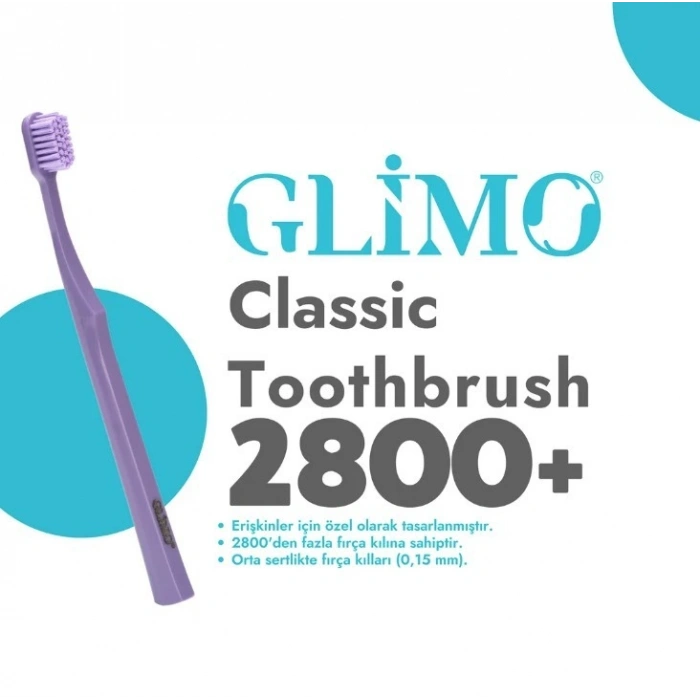 Glimo Classic Medium 2800+ Diş Fırçası