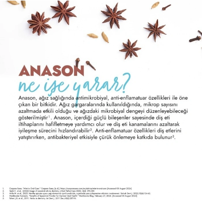 Glimo Daily Care Ağız Bakım Suyu Anason Nane 250 ml
