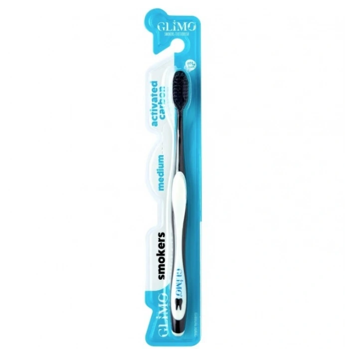 Glimo Smokers Beyazlatıcı Diş Fırçası Medium Beyaz