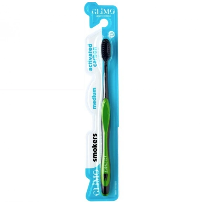 Glimo Smokers Beyazlatıcı Diş Fırçası Medium Yeşil
