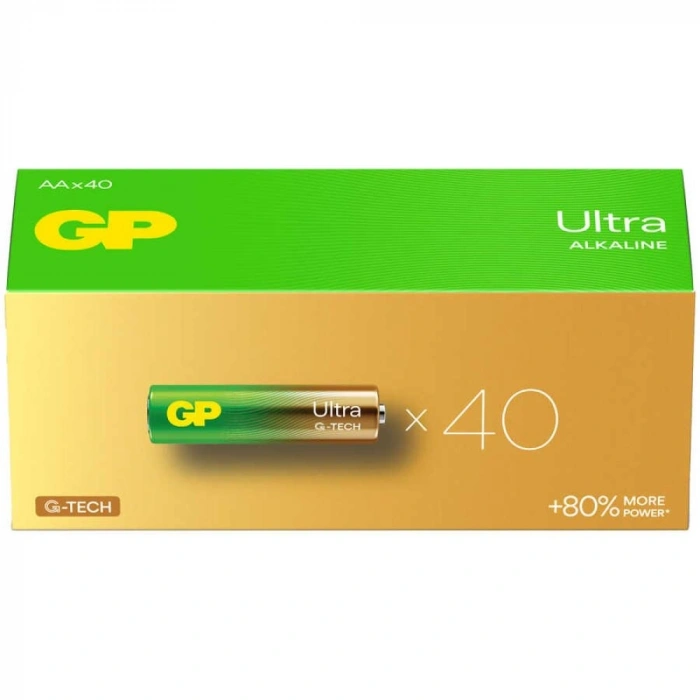 GP Ultra Alkalin AA Kalem Pil 40lı Paket