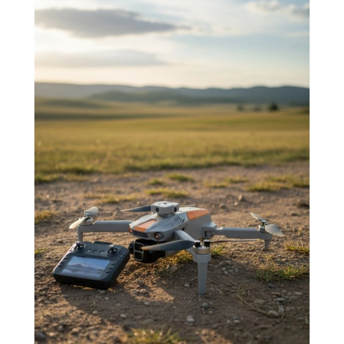 GPS Özellikli Drone 1080P Kamera 360 Derece Dönebilen Uzun Uçuş Süreli