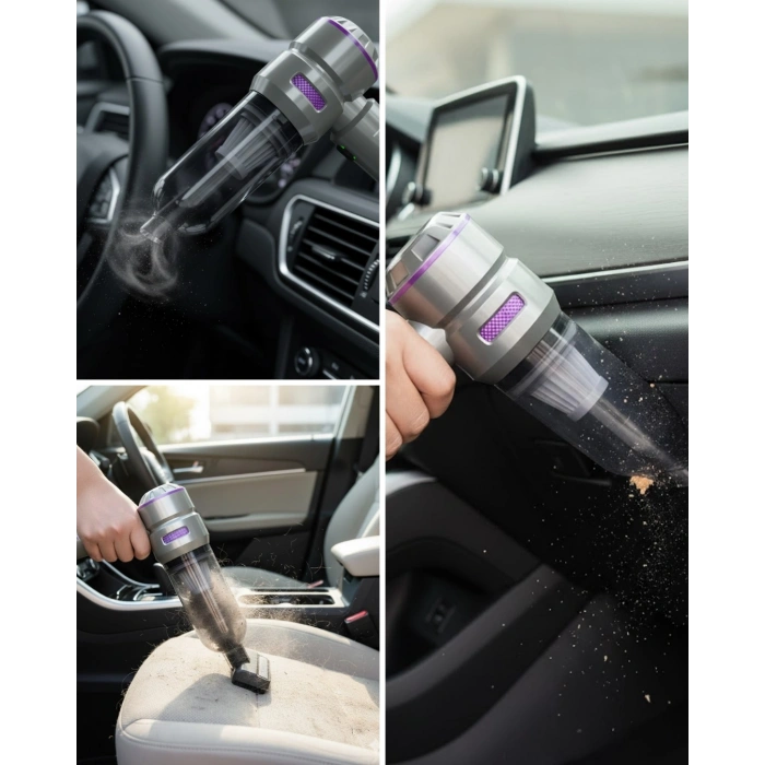 Güçlü Vakum ve Üfleme Özellikli Kablosuz Süpürge