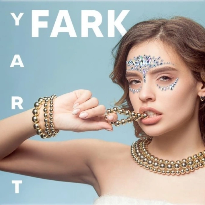 Gümüş Taşlı Makyaj Yüz Süsü