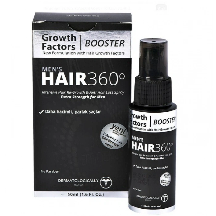 Hair 360 Booster Mens Hair Spray 50ml - Erkekler için Saç Spreyi