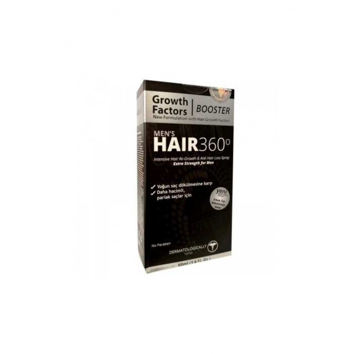 Hair 360 Booster Mens Hair Spray 50ml - Erkekler için Saç Spreyi