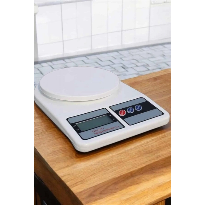 Hassas Terazi 10 kg Kapasiteli, Yüksek Hassasiyetli Dijital Mutfak Tartısı