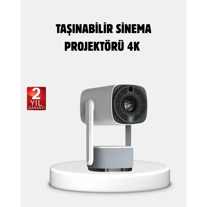 HD 720p Projeksiyon Cihazı – Geniş Ekran, 10.000 Saat Ampul Ömrü, Ev Sineması Deneyimi