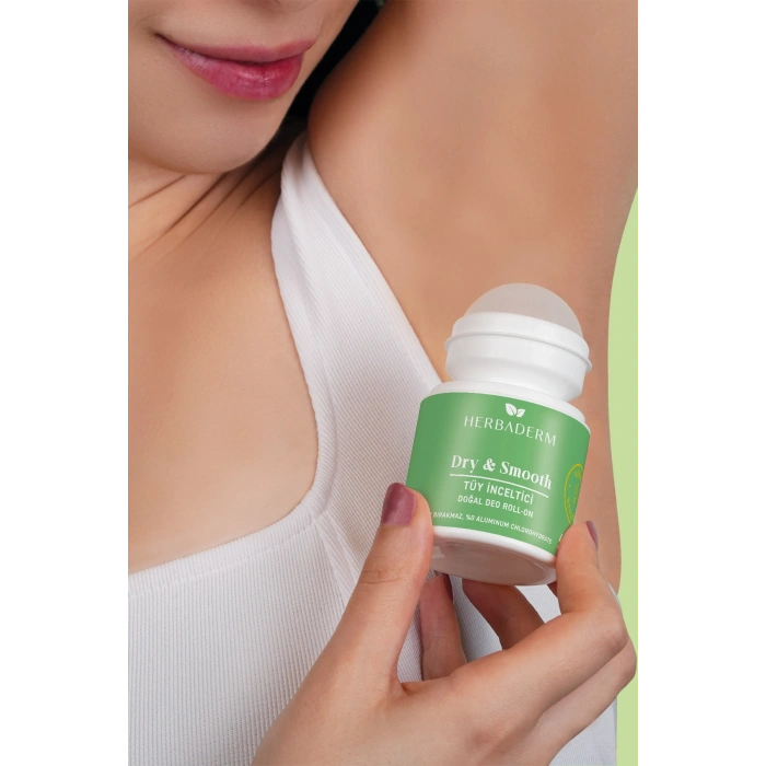 Herbaderm Dry Smooth Doğal Deo Roll On 50 ml