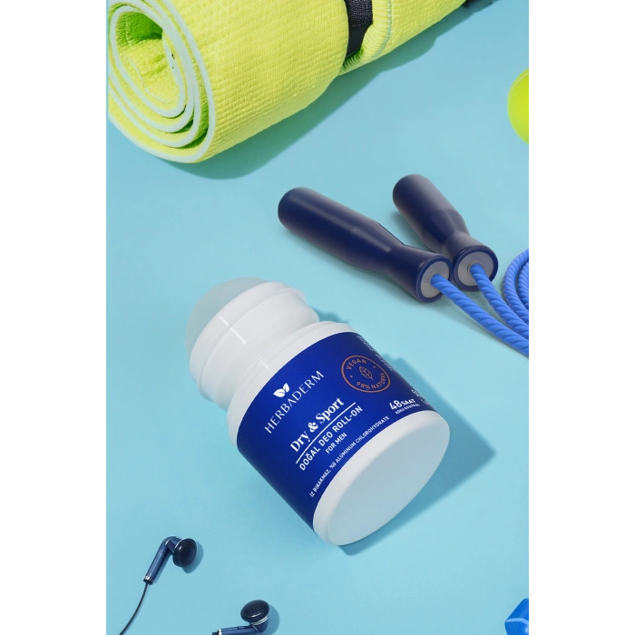 Herbaderm Dry Sport Doğal Deo Roll On For Men 50 ml