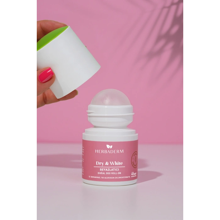Herbaderm Dry White Beyazlatıcı Deo Roll On 50 ml