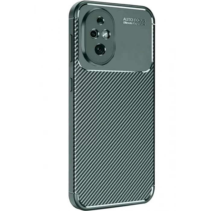Honor 200 Kılıf Auto Focus Karbon Kapak - Koyu Yeşil